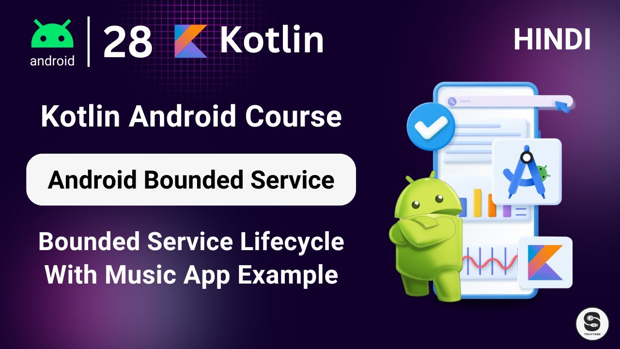 Android Bounded Service in Hindi With Music App Example | Bounded Services in Kotlin Android Hindi