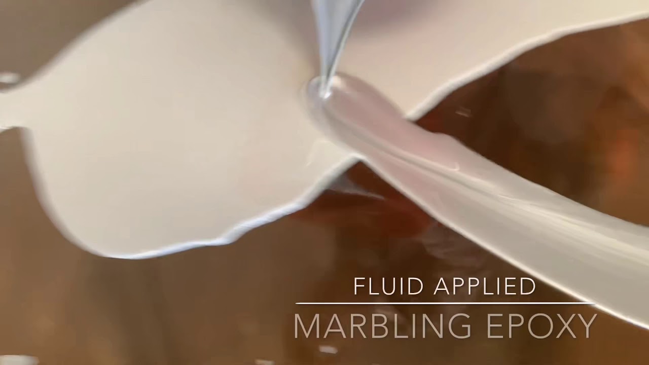 MarbleWRAP designer metallic epoxy