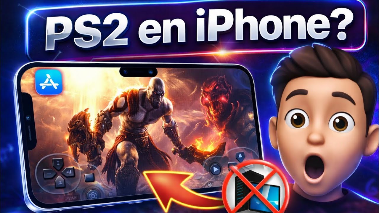 Emulador PS2 en iPhone 😱 SIN PC y desde la App Store (nuevo método)