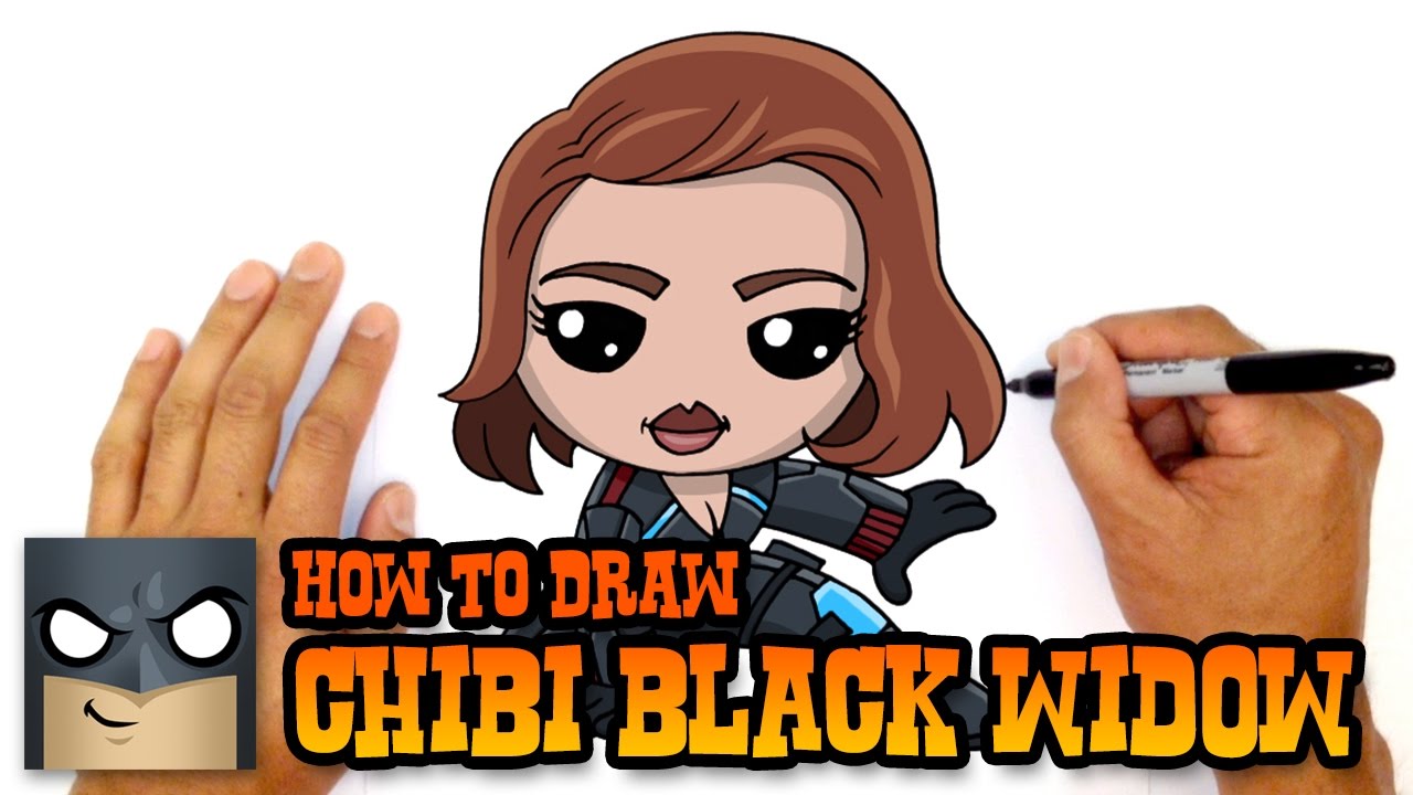 How to Draw Black Widow | The Avengers