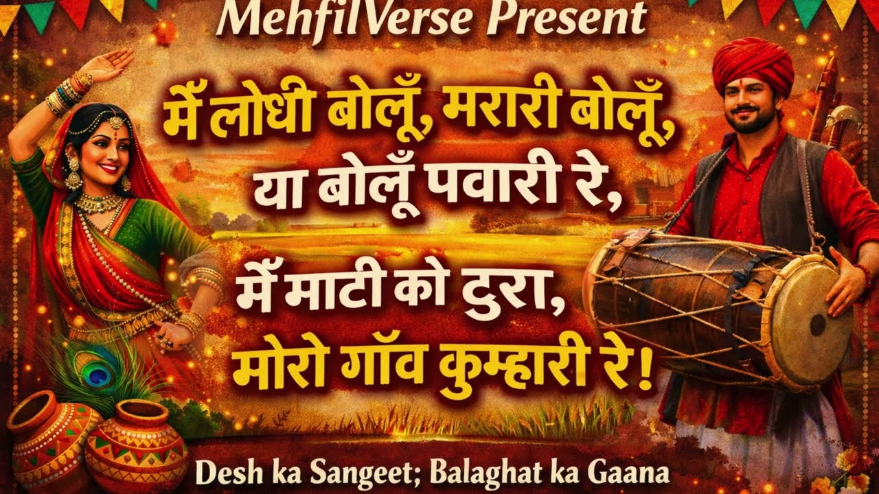 मैं लोधी बोलूँ, मरारी बोलूँ, या बोलूँ पवारी रे | Balaghat Ka Gaana | Desh Ki Maati Ka Sangeet