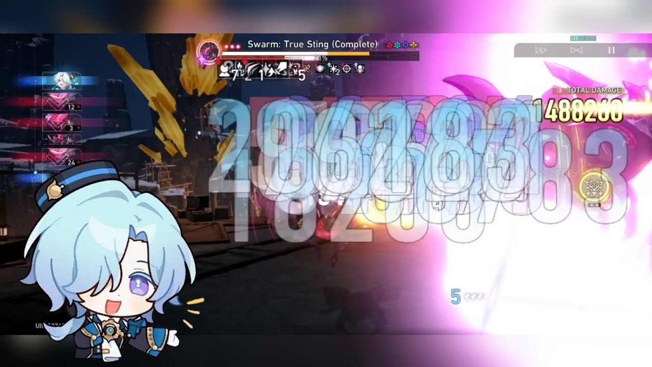 Clumsy femboy vs huge cockroach