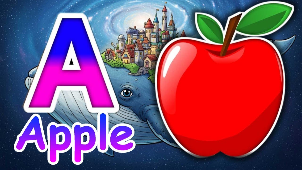 ABC Alphabet Song Phonics Word for Children Sounds and Actions from A to Z, A for Apple B for Boy 7