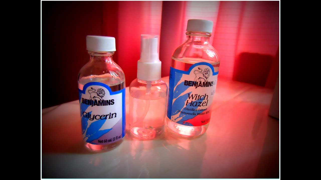 DIY Makeup Setting Spray for Oily Skin