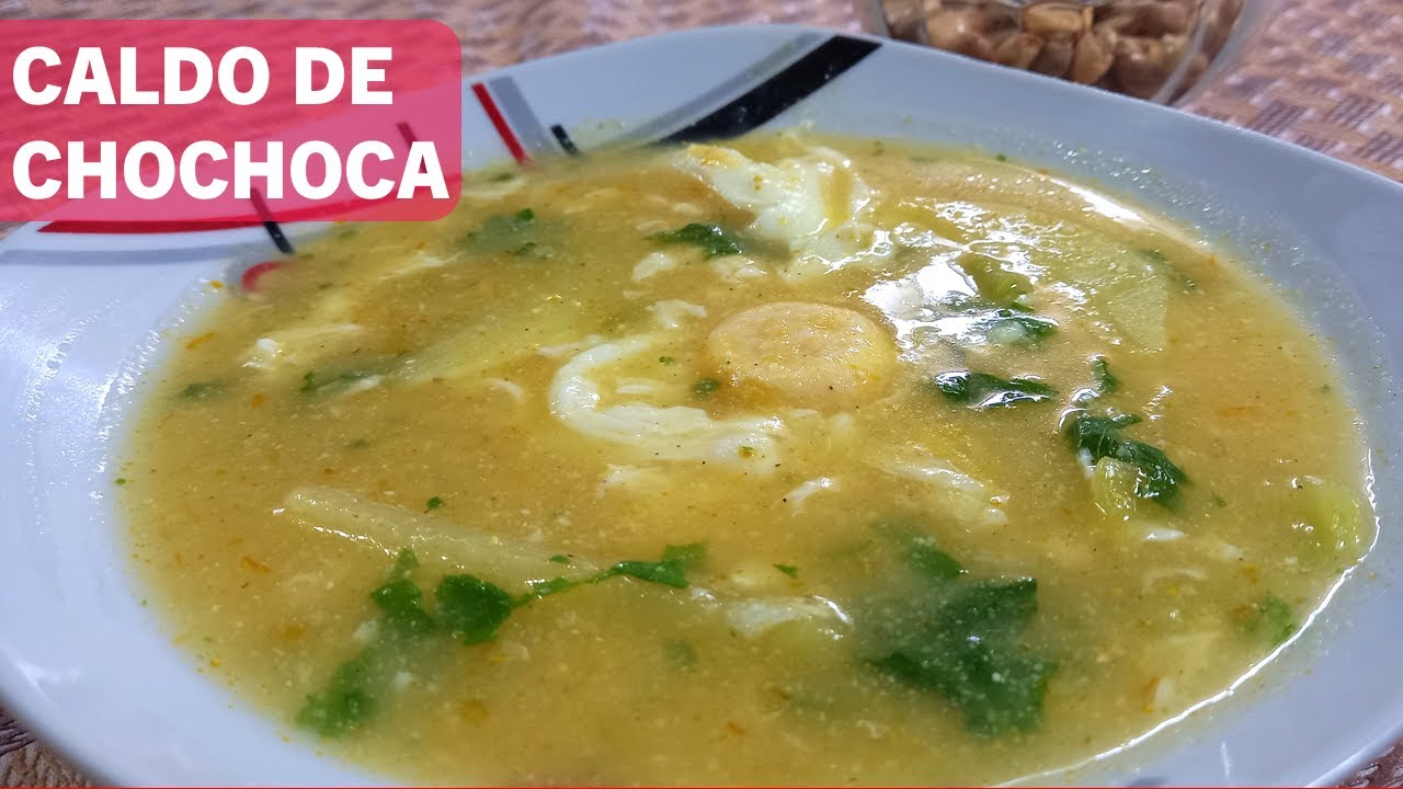 Caldo de chochoca - Cocina con Ysabel