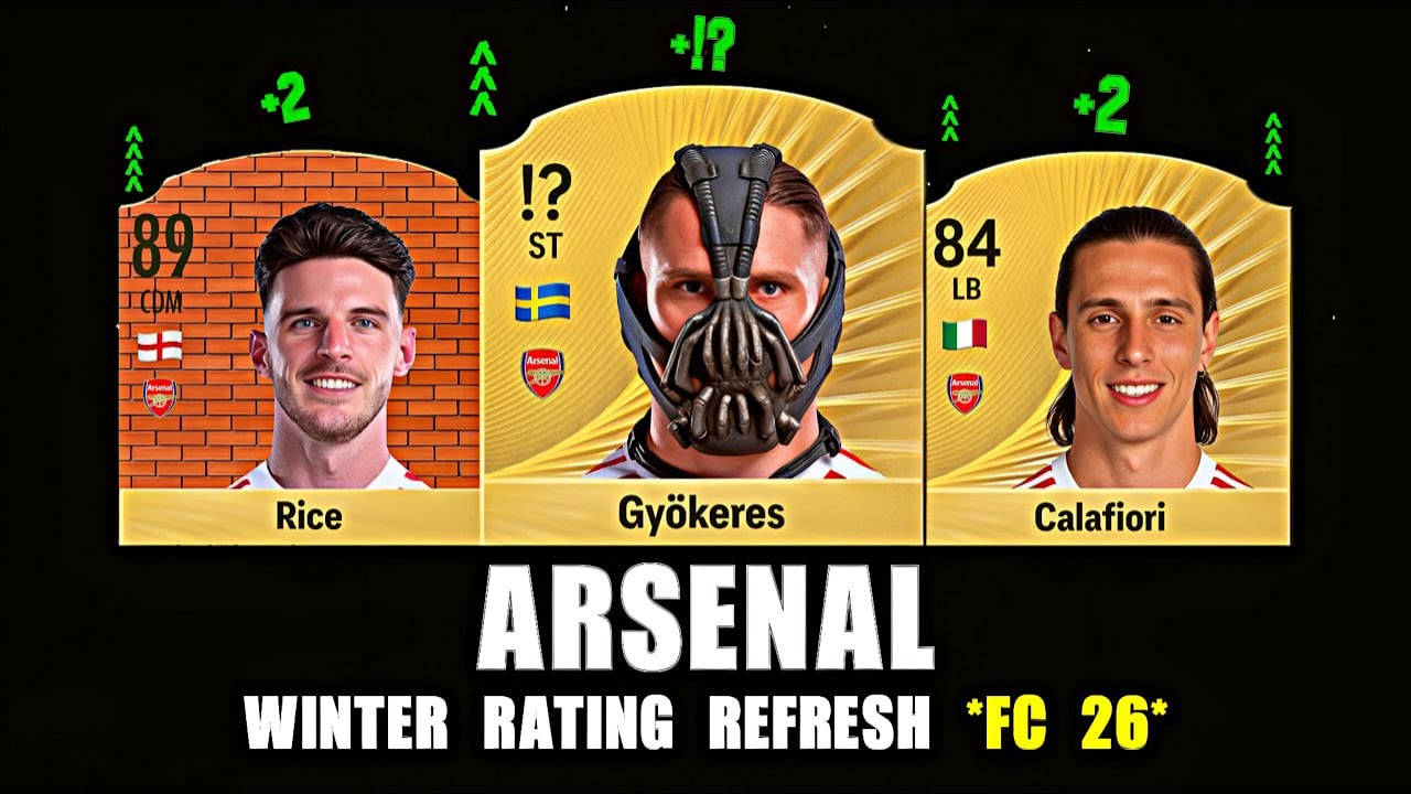 ARSENAL Winter Rating Refresh *EAFC 26*! 🤯💣