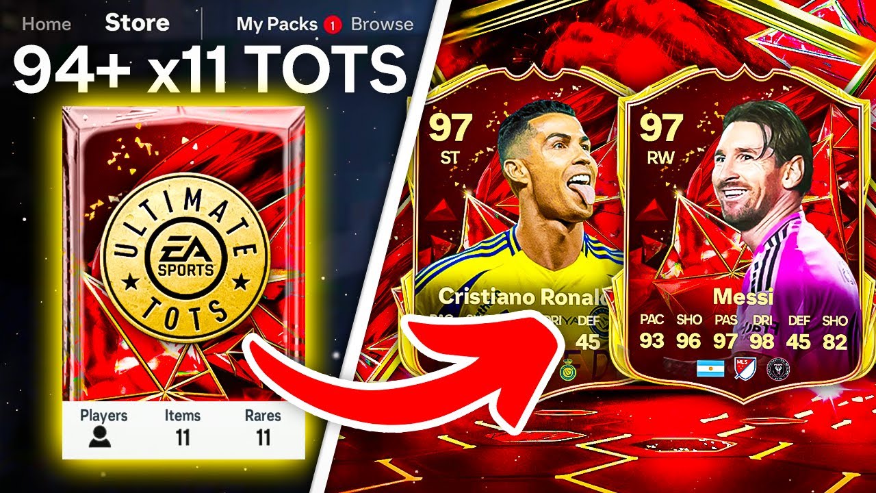 94+ x11 ULTIMATE TOTS PACKS! 😱 FC 25 Ultimate Team