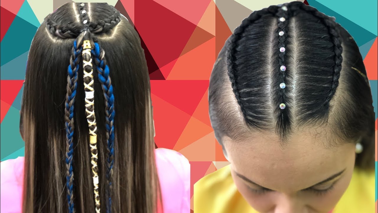 TRENZAS EN KANEKALON / HILO CHINO/VIDEO COMO TRENZAR KANEKALON E HILO