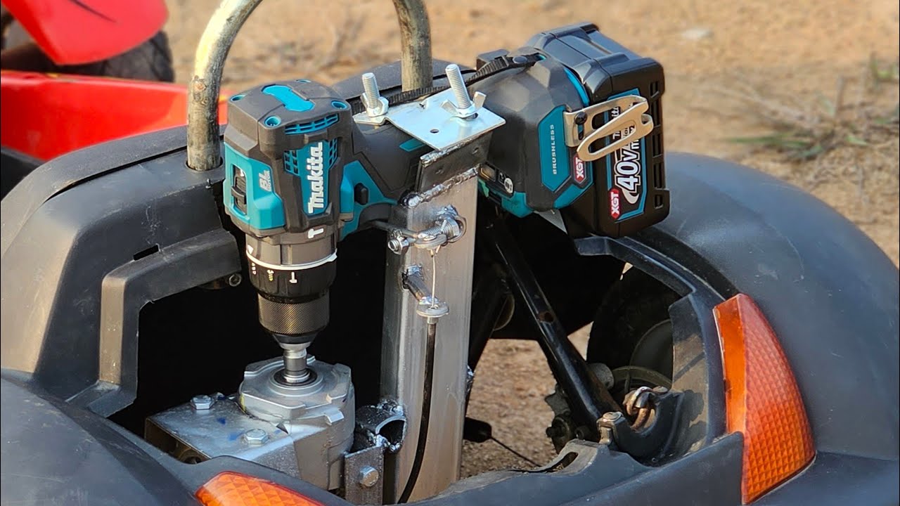 Electric Car Go kart using 40v MAKITA DRILL POWERED
