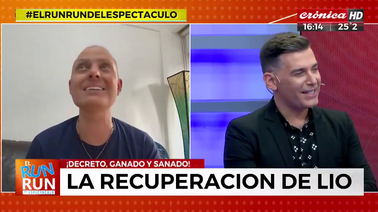 Lio Pecoraro volvi&oacute; a El Run Run del Espect&aacute;culo