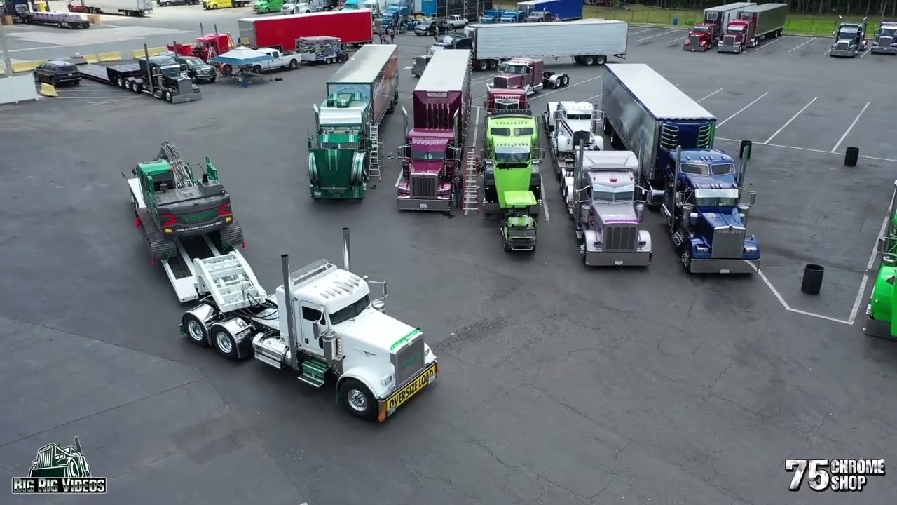 Who is on the lot at the 75 Chrome Shop the Wednesday before the 27th Annual Truck Show
