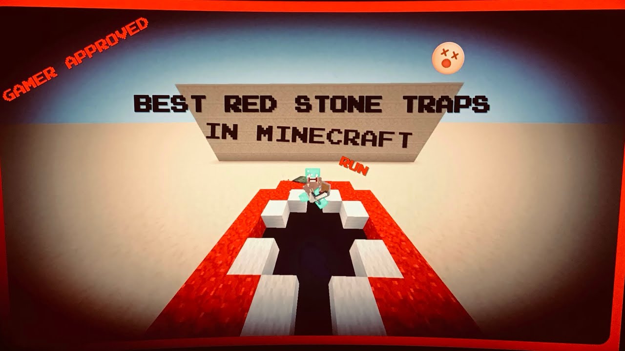5 BEST REDSTONE TRAPS IN MINECRFT!