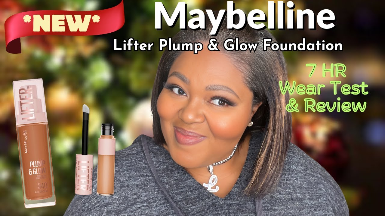 *Новая* тональная основа и консилер Maybelline Lifter Plump & Glow | Тест на стойкость | The Beau...