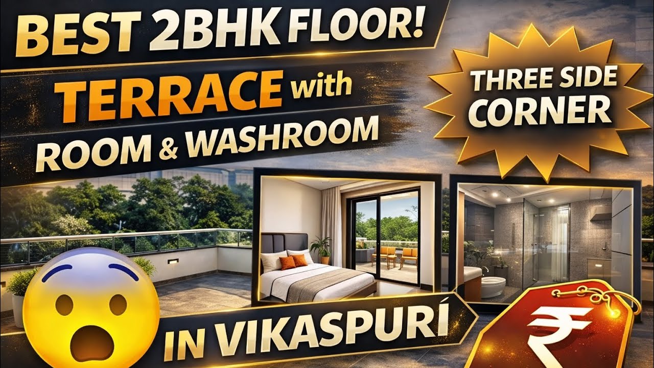 2BHK in Vikaspuri Builder floor with roof