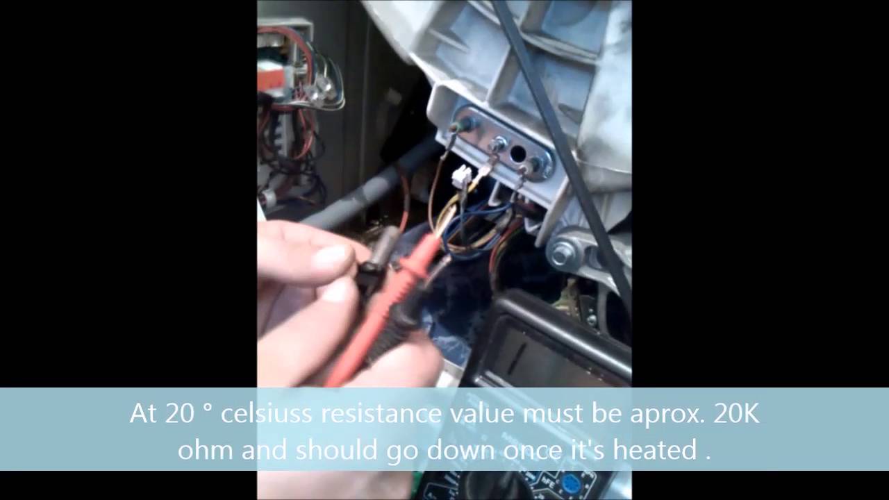 indesit f03 error ntc testing