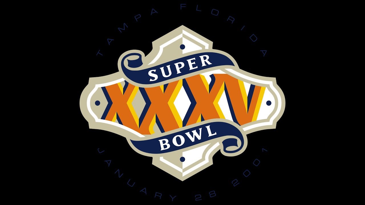 SUPER BOWL 35 RAVENS GIANTS