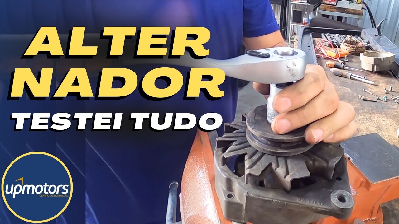Desmontei o ALTERNADOR de Chevette Opalla testei todas as peças e troquei o ROLAMENTO UPMOTORS