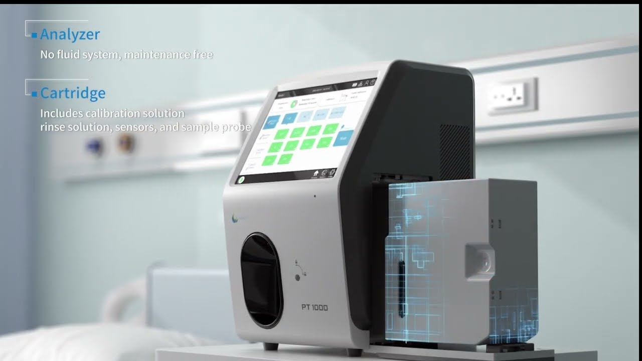PT1000 blood gas analyzer Promotional video