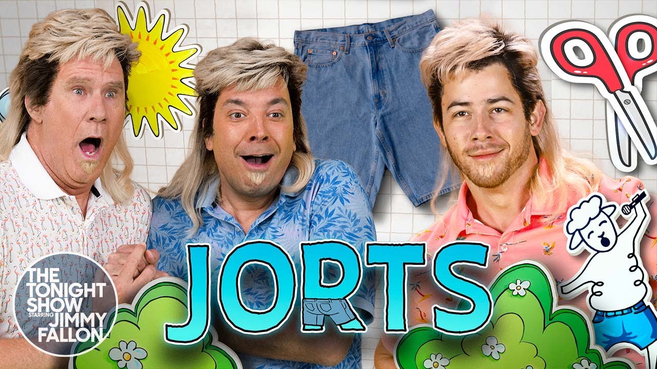 Will Ferrell, Nick Jonas and Jimmy Perform a Song About Jorts | The Tonight Show