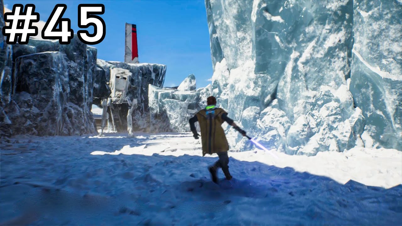 Star Wars Jedi Fallen Order - Walkthrough #45 [fighting two Walkers]