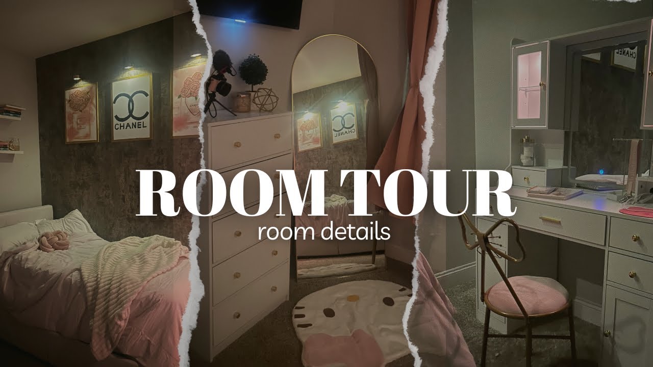 VERY CUTESY ROOM TOUR 🎀 | pinterest inspired + decor & details included