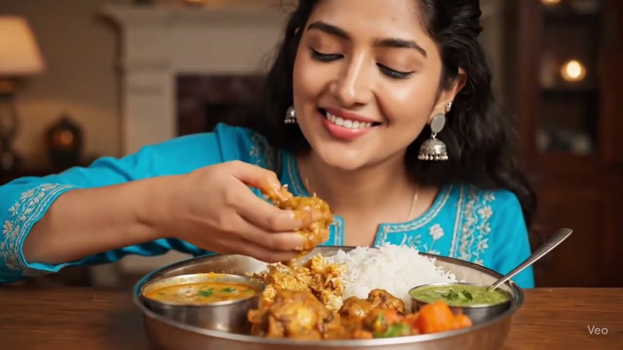 Eating Chicken Biryani 😋 