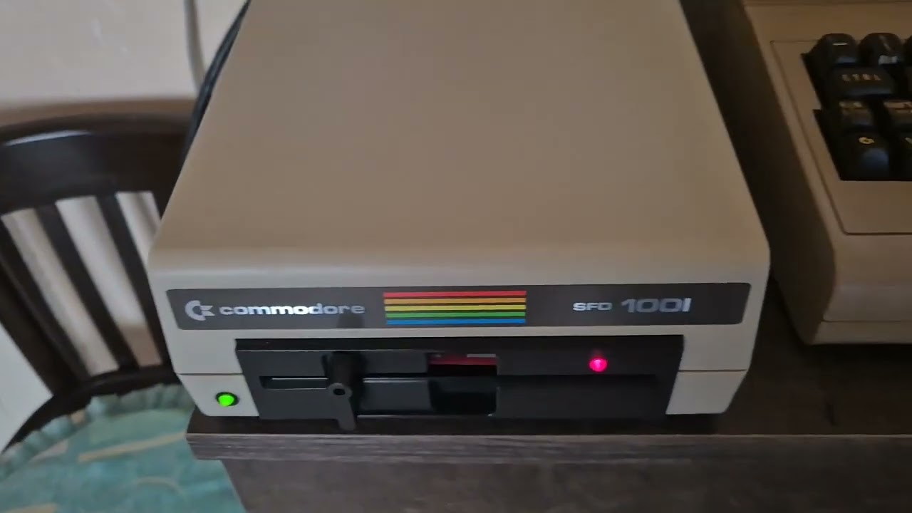 Commodore SFD-1001-es Floppy meghajtó működése IEEE-488-as cartridge-vel