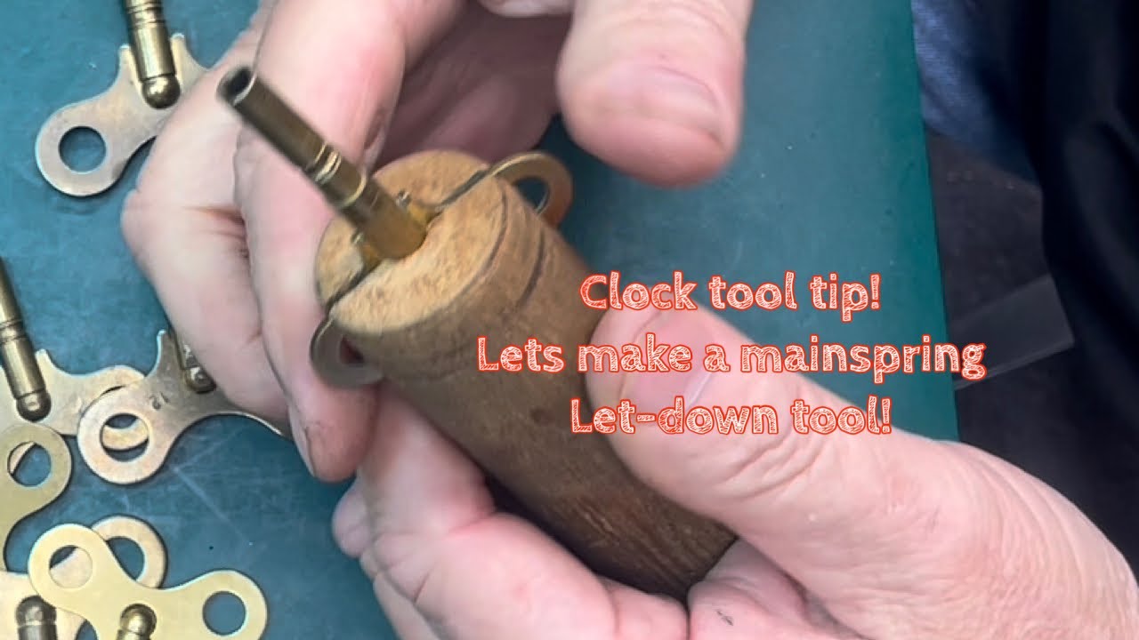Let’s make a mainspring let-down tool!