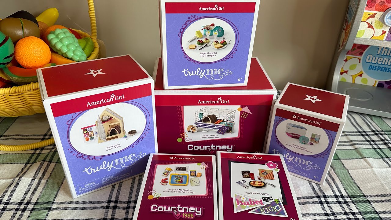 American Girl Doll Accessories Haul 2024 🌈 Unboxing & Review 🌈 Satisfying Video 🌈 ASMR #asmr #viral
