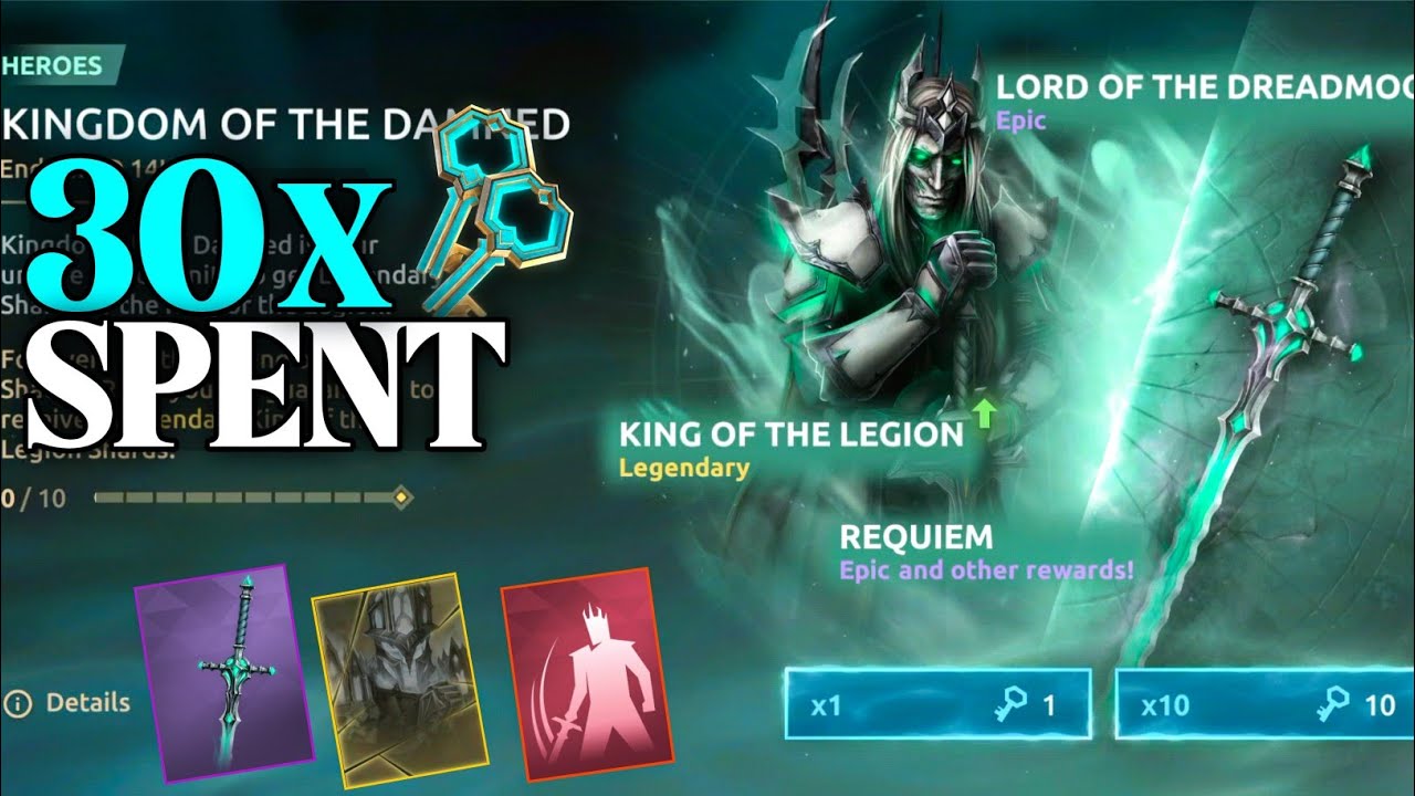 I Spent 30 Rift Keys in the KOTL Rift Event&hellip; CRAZY REWARDS!! 🔥 | Shadow Fight 4 Arena