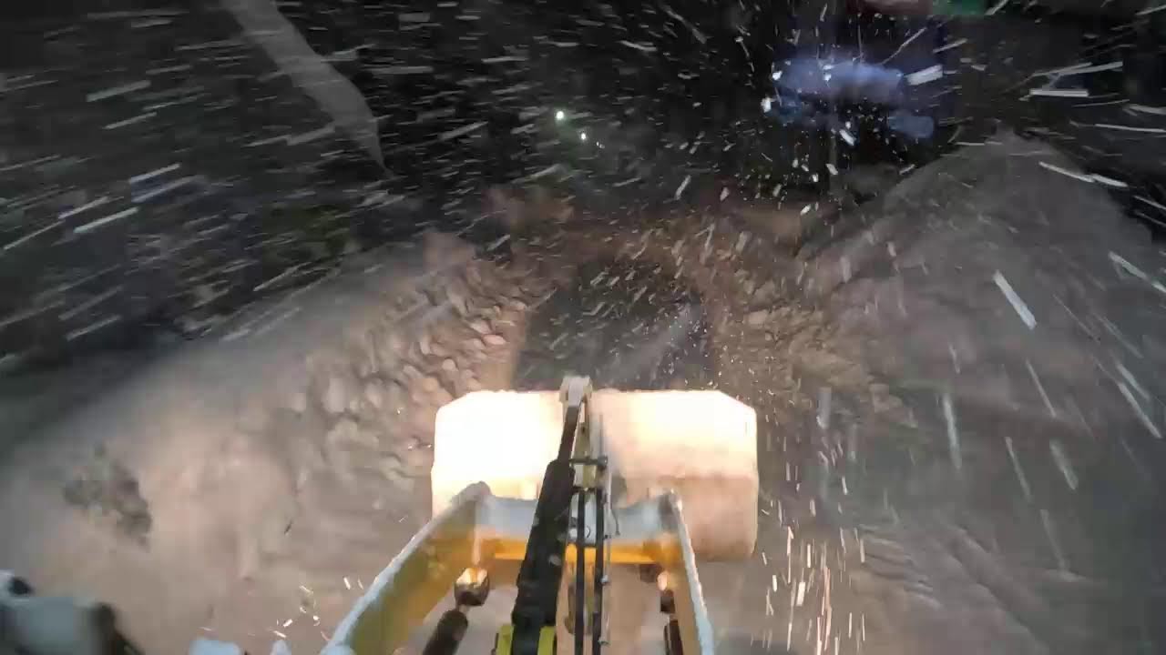 2026/1/28 早朝除排雪　作業中は無言