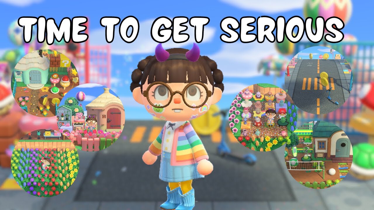 Fixing my Kidcore Island Burnout | Kidcore neighborhood Build | Fern ACNH
