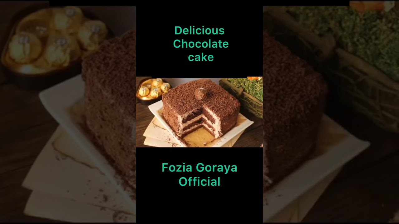 How to make Chocolate Cake @foziagorayaofficial6722 #alhamdulilah #yummyfood #chocolatecake