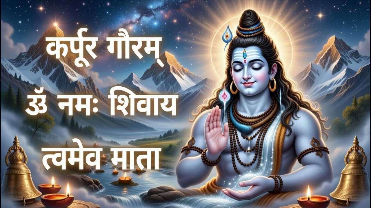कर्पूर गौरम् | ॐ नमः शिवाय | त्वमेव माता | Powerful Shiv Bhakti | Mahadev Song 🔱🙏