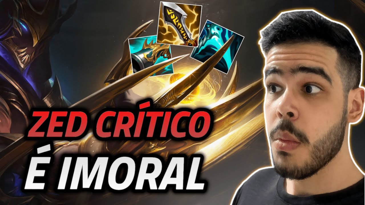 ZED GAMEPLAY! NOVA BUILD CRÍTICO 2021| League of Legends