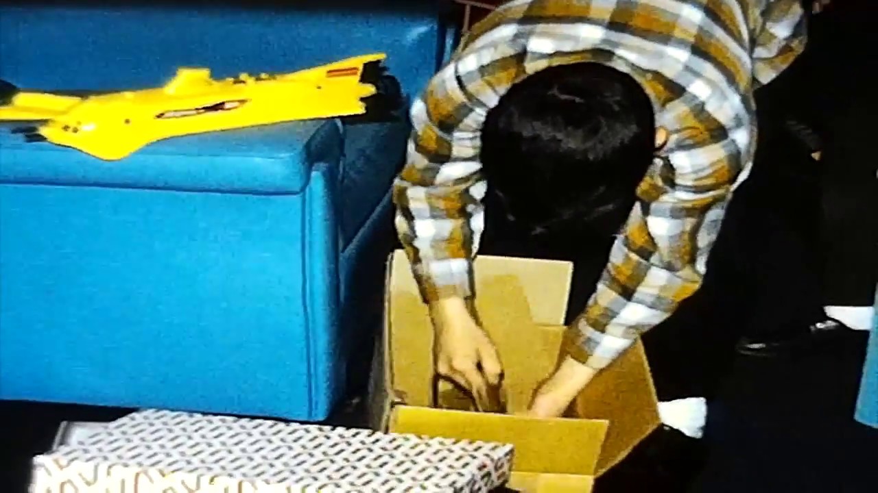 1960's Christmas in New Hampshire Vintage Super 8 Film Footage Opening Presents Rich Kids Home Movie