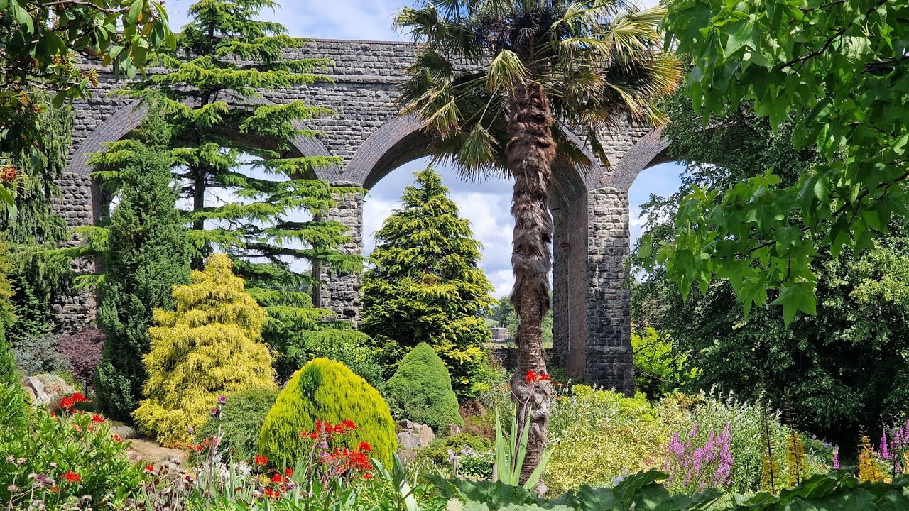 The Babycham Gardens (Kilver Court), Shepton Mallet, Somerset, Southern England - July 2025