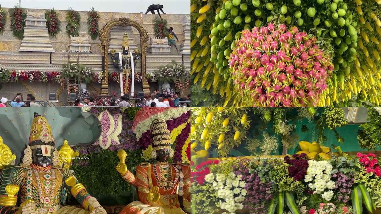Stunning Decoration At Tirumala Temple For Vaikunta Ekadasi Festival
