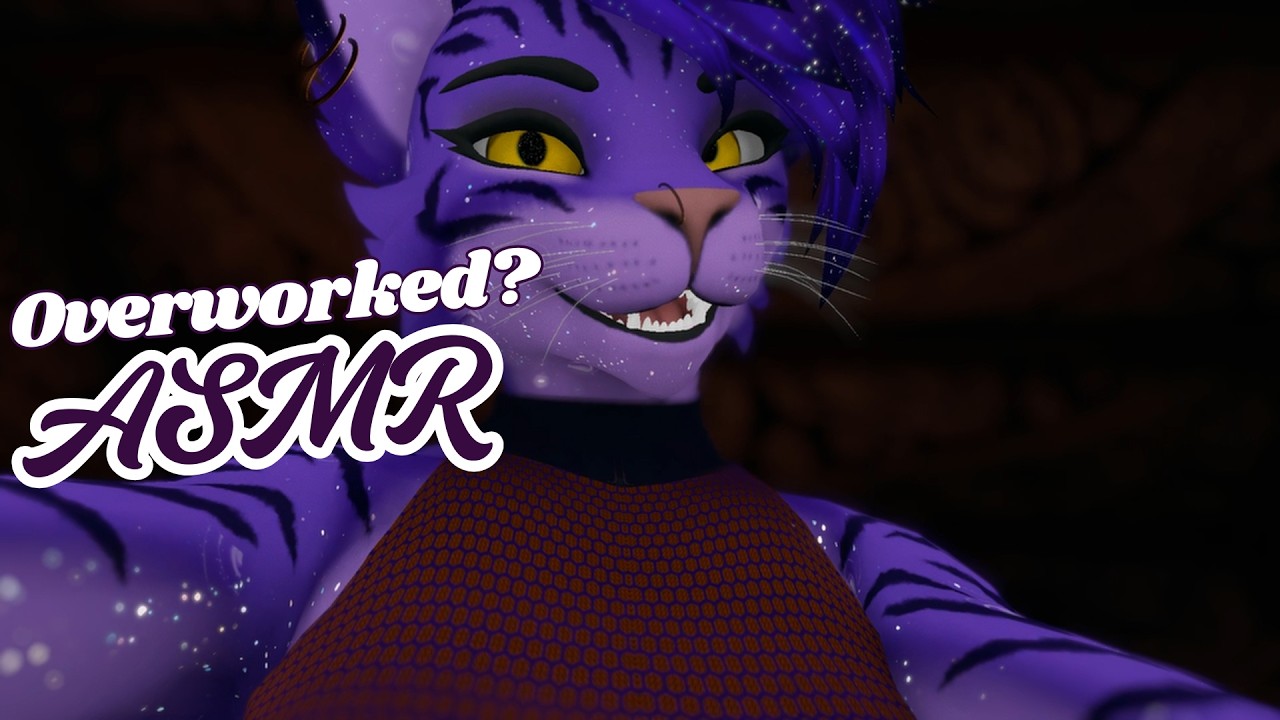 Furry ASMR | Whispers, Heartbeats, and Purrs to sleep | No Music