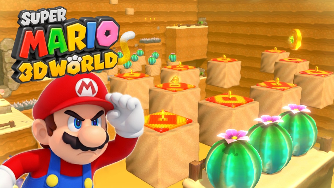 Playing Sister's Crazy ZX Troll Level (Super Mario 3D World)