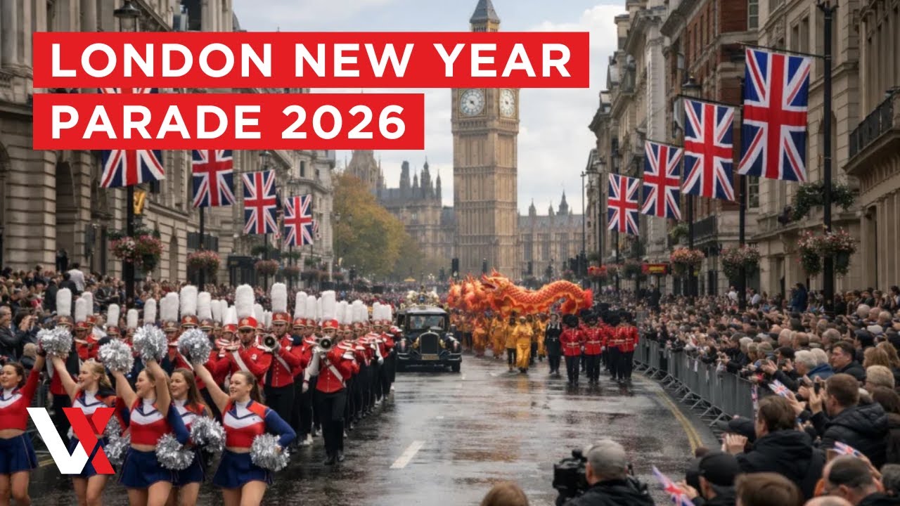 LIVE | London Rings In 2026! 8,000 Performers In New Year’s Parade | VERTEX