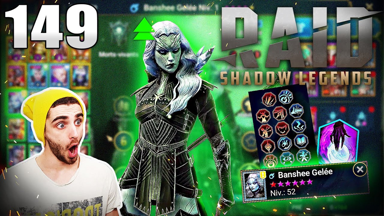 Upgrade de la BANSHEE GELÉE ! Rang 6, Éveil & Maitrises [#149] Défi Raid Shadow Legends