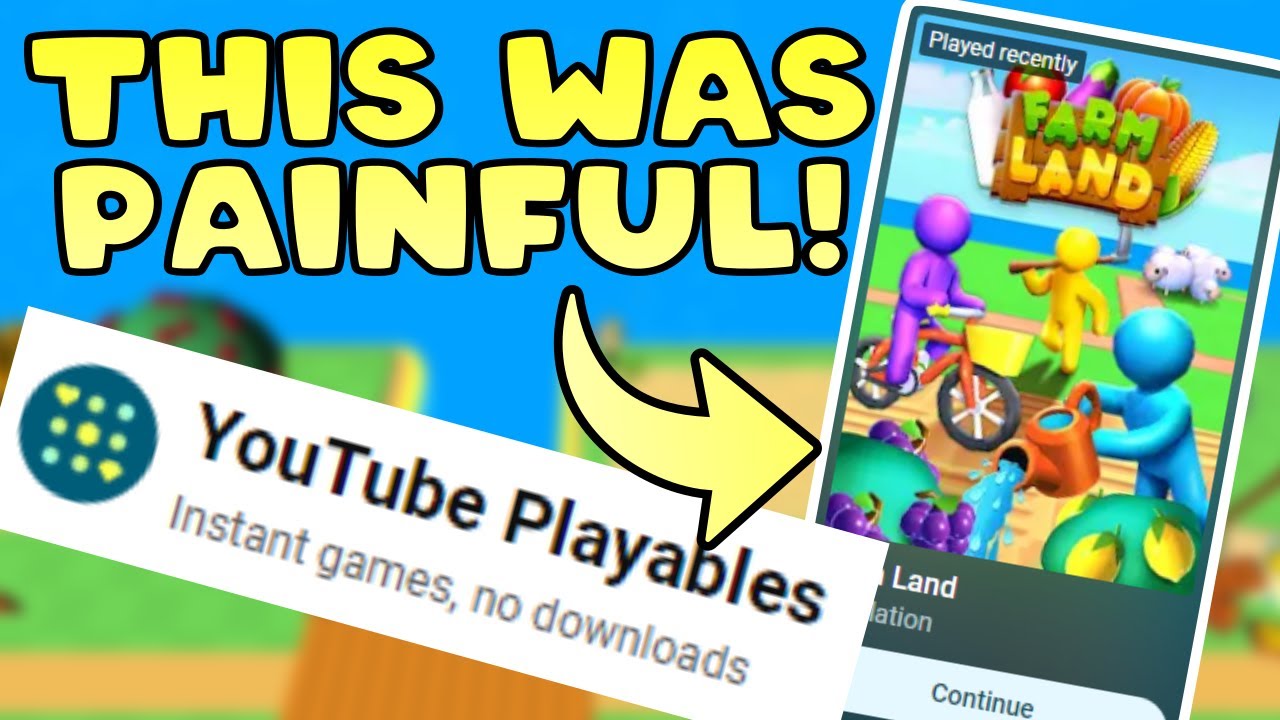 I Played YouTube's Farming Game so you don't have to