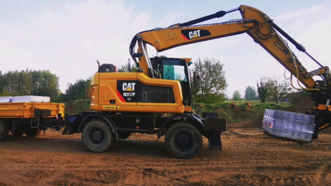CAT M317F Tiltrotator Engcon 10.2020
