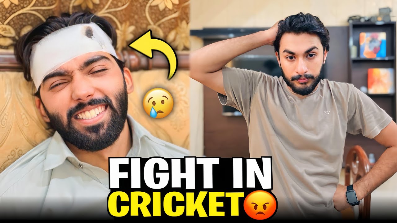 Fight in Cricket Match | Mani Ka Sar pa Bat lag gya 💔🤧