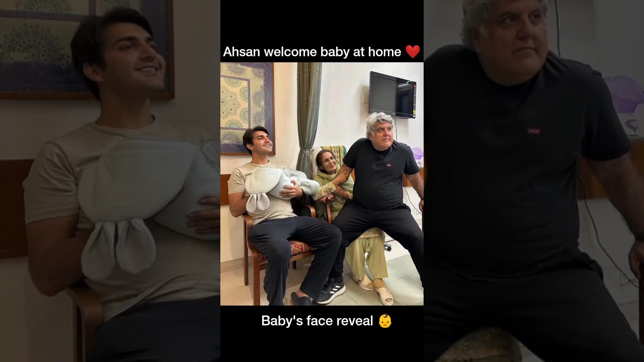 Minal's baby face reveal 😱 #minalkhanbaby #aimankhan #minalkhan #trending