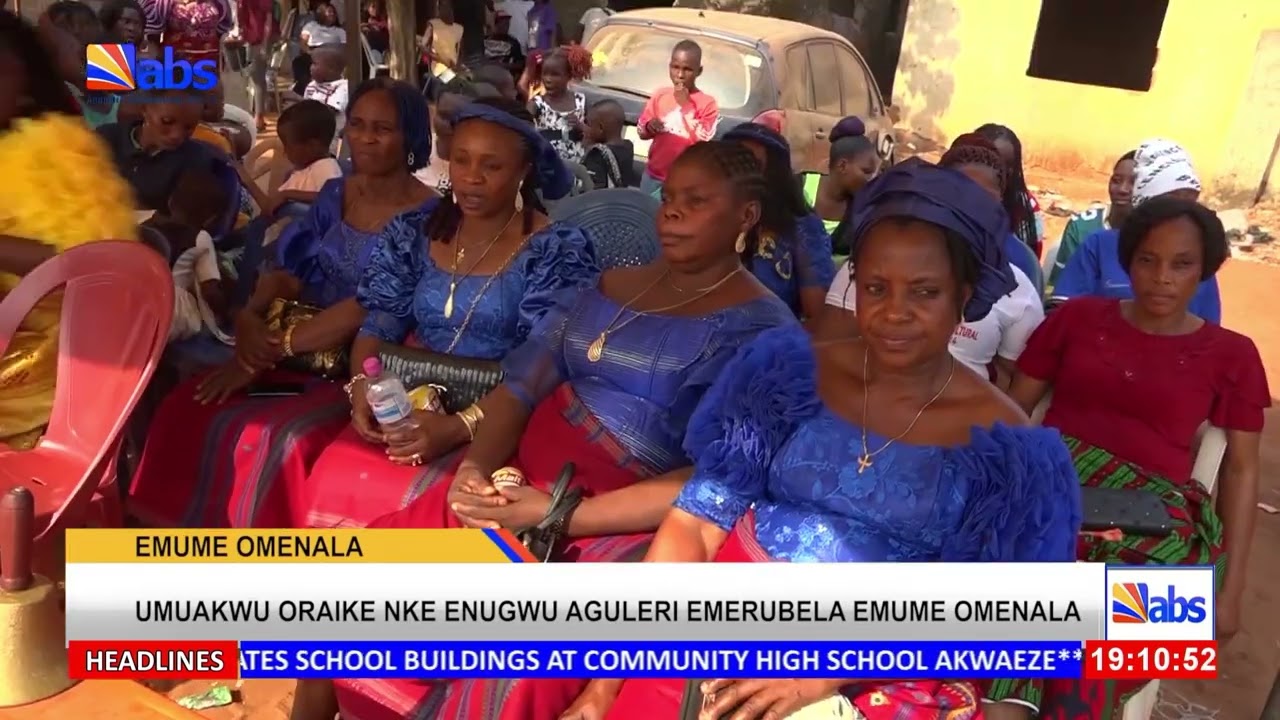 Umuakwu Oraike Nke Enugwu Aguleri Emerubela Emume Omenala