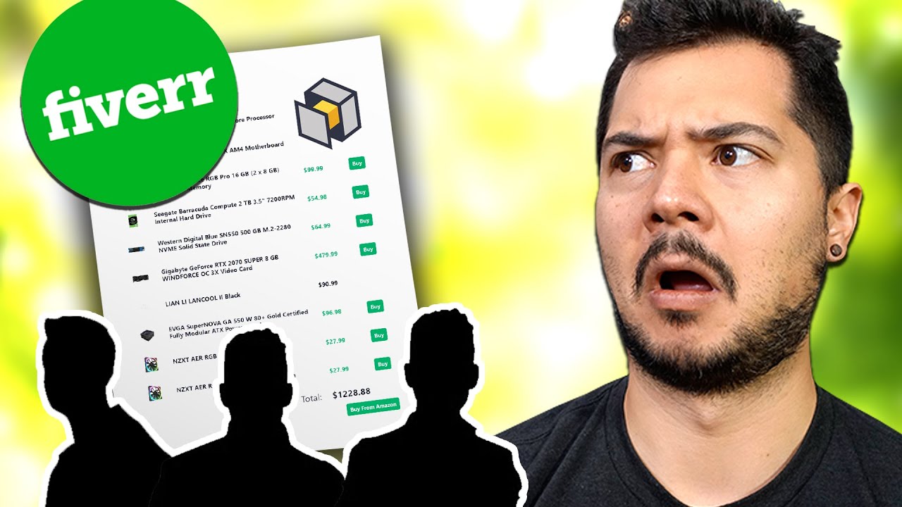 I paid people on Fiverr to make my PC parts list