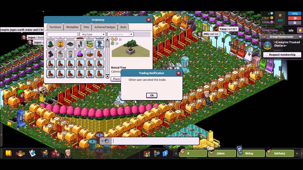 [Habboon] Yama scamming me 70T