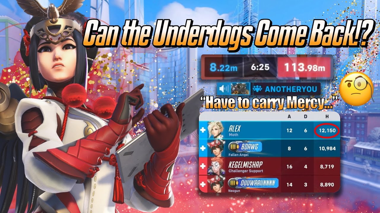 Can the Underdogs Come Back!? 🧐 - Mercy Gameplay & Commentary - Overwatch 2 (Season 20)